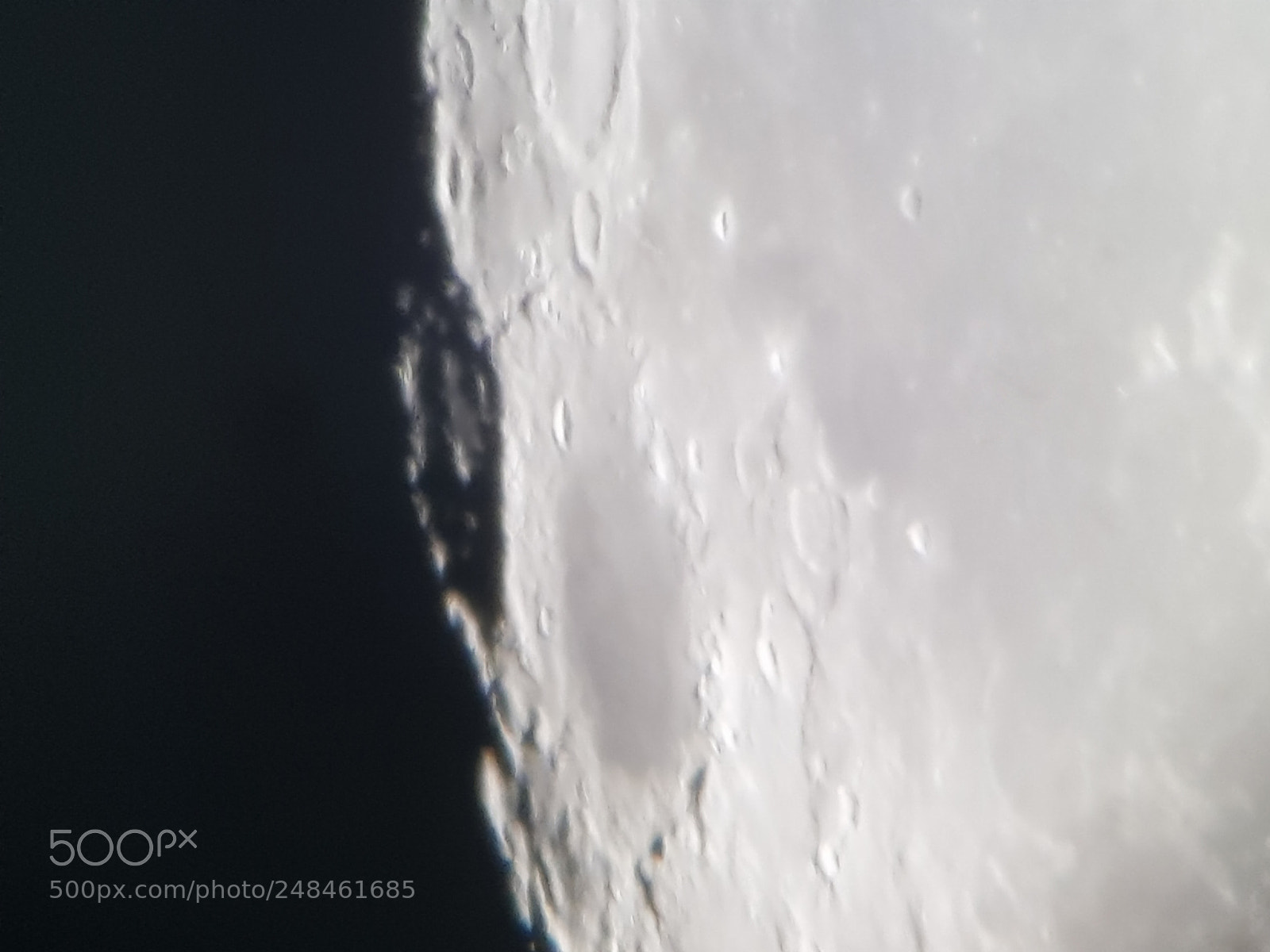 Samsung Galaxy S8+ sample photo. Crater lunar photography