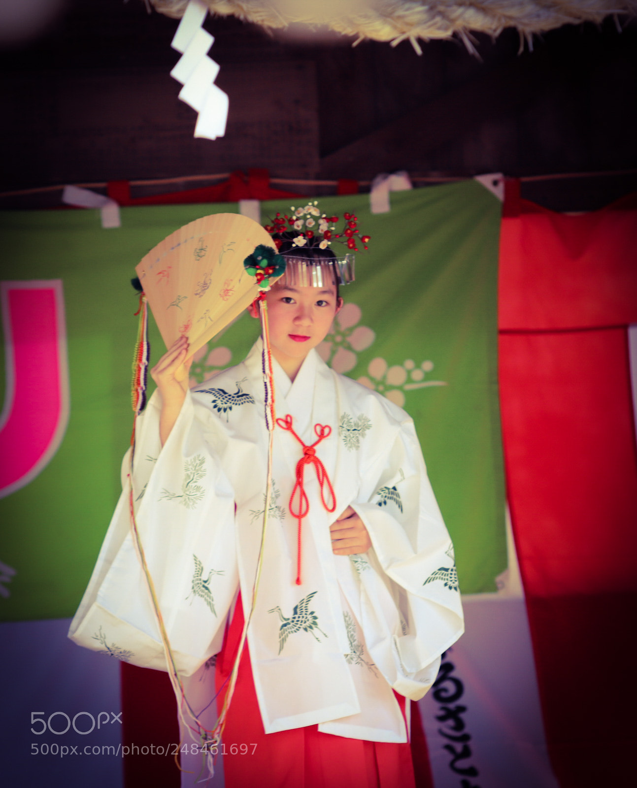 Canon EOS 6D Mark II sample photo. Shrine maiden girl photography