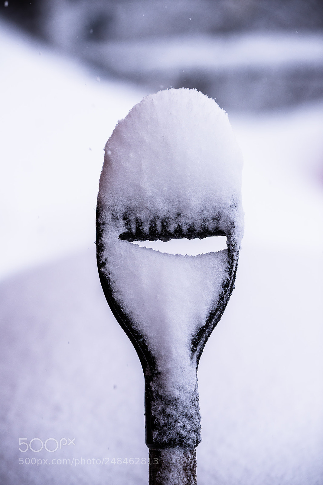 Nikon D810 sample photo. Time to shovel photography