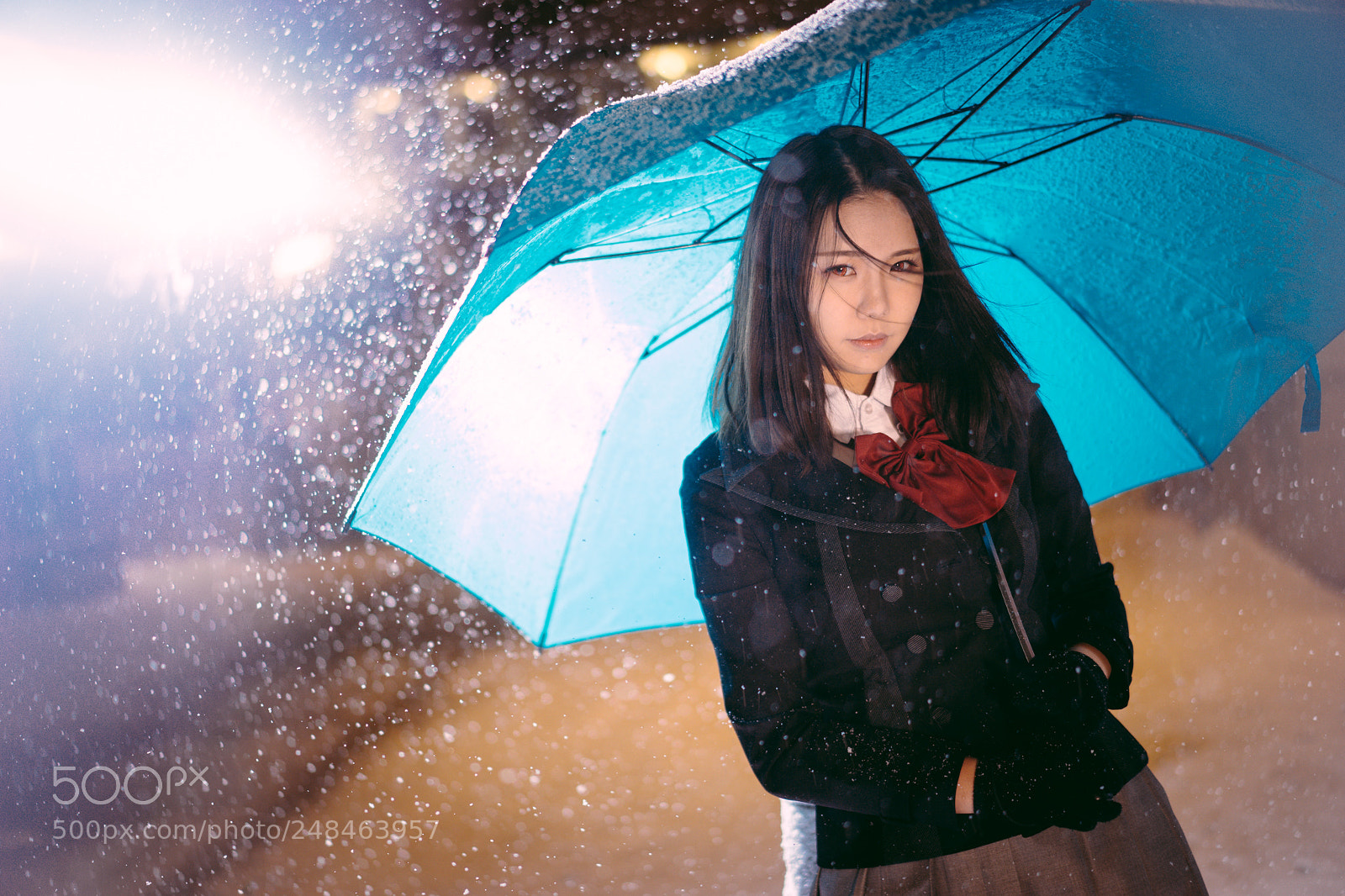 Sony a7 sample photo. Snowing photography