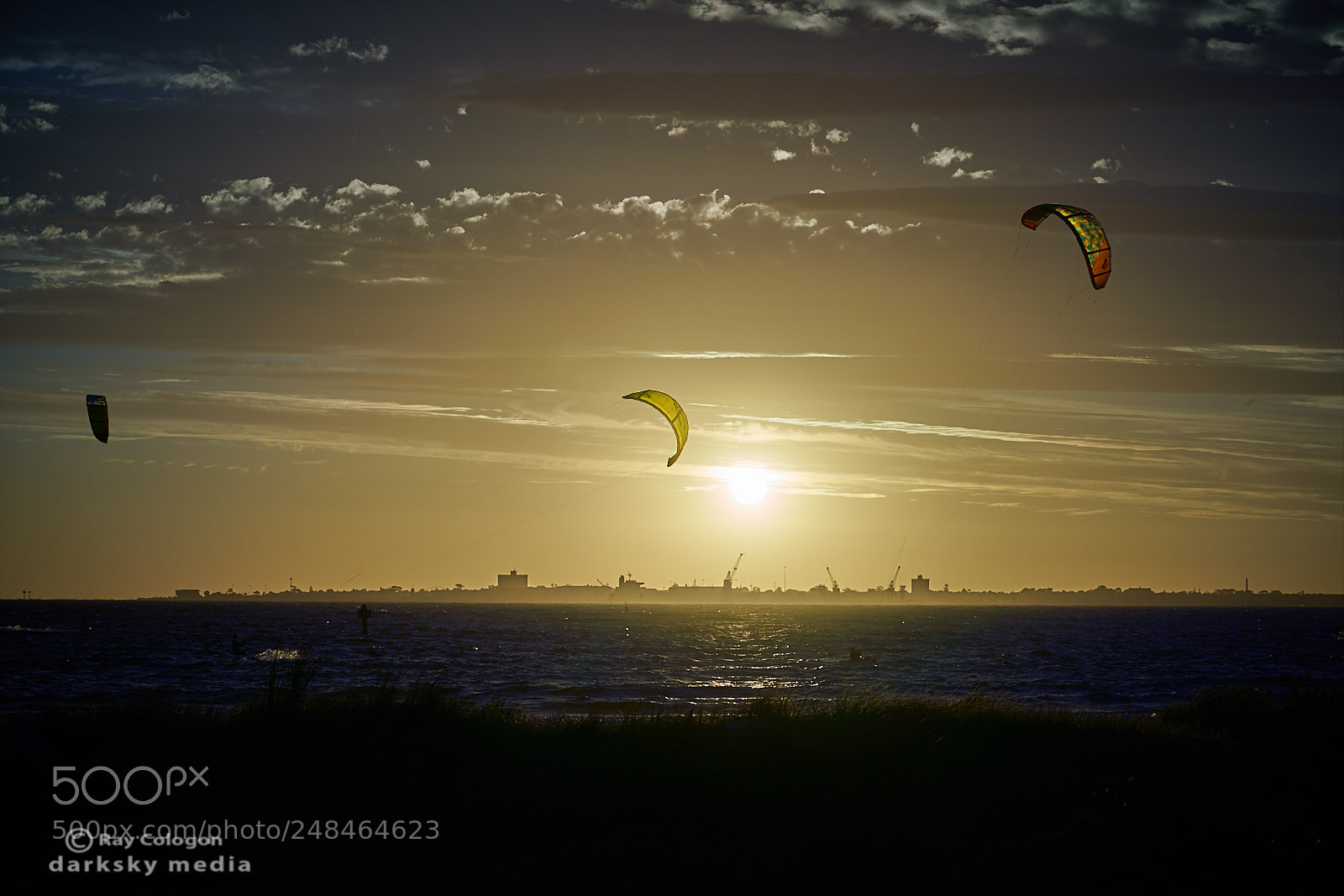 Sony a7R III sample photo. Kites at nightfall photography
