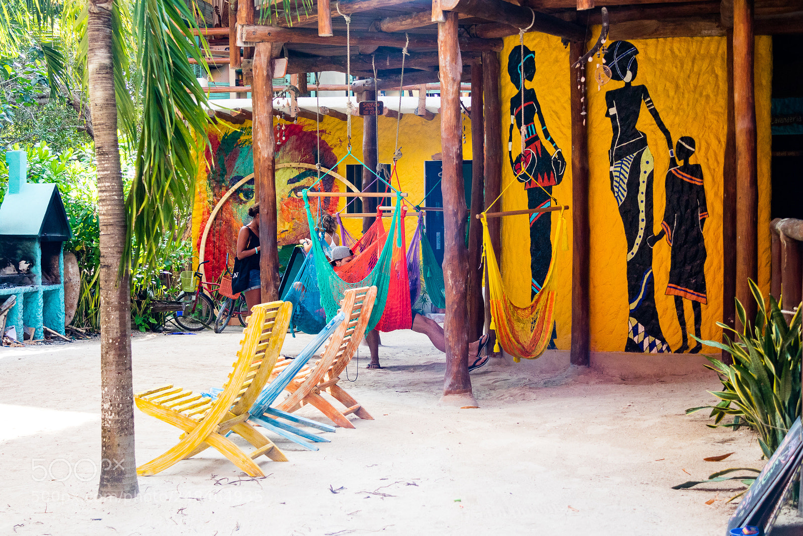 Canon EOS M3 sample photo. Chairs and hammocks photography