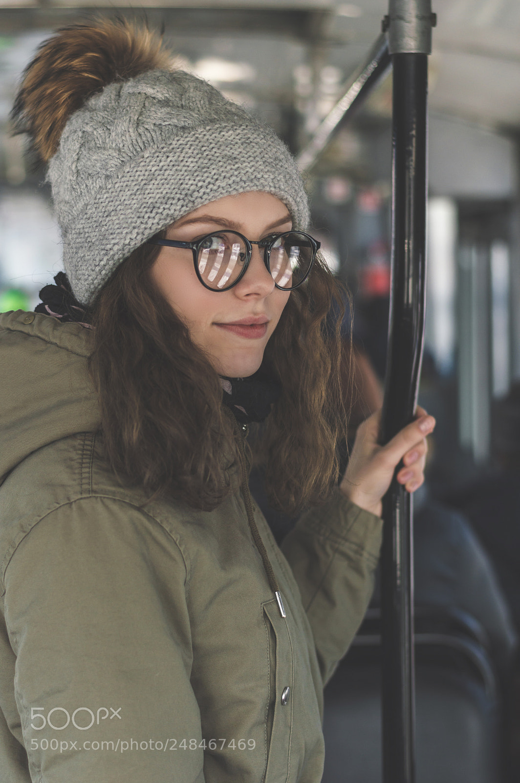 Nikon D3200 sample photo. Girl in glasses back photography