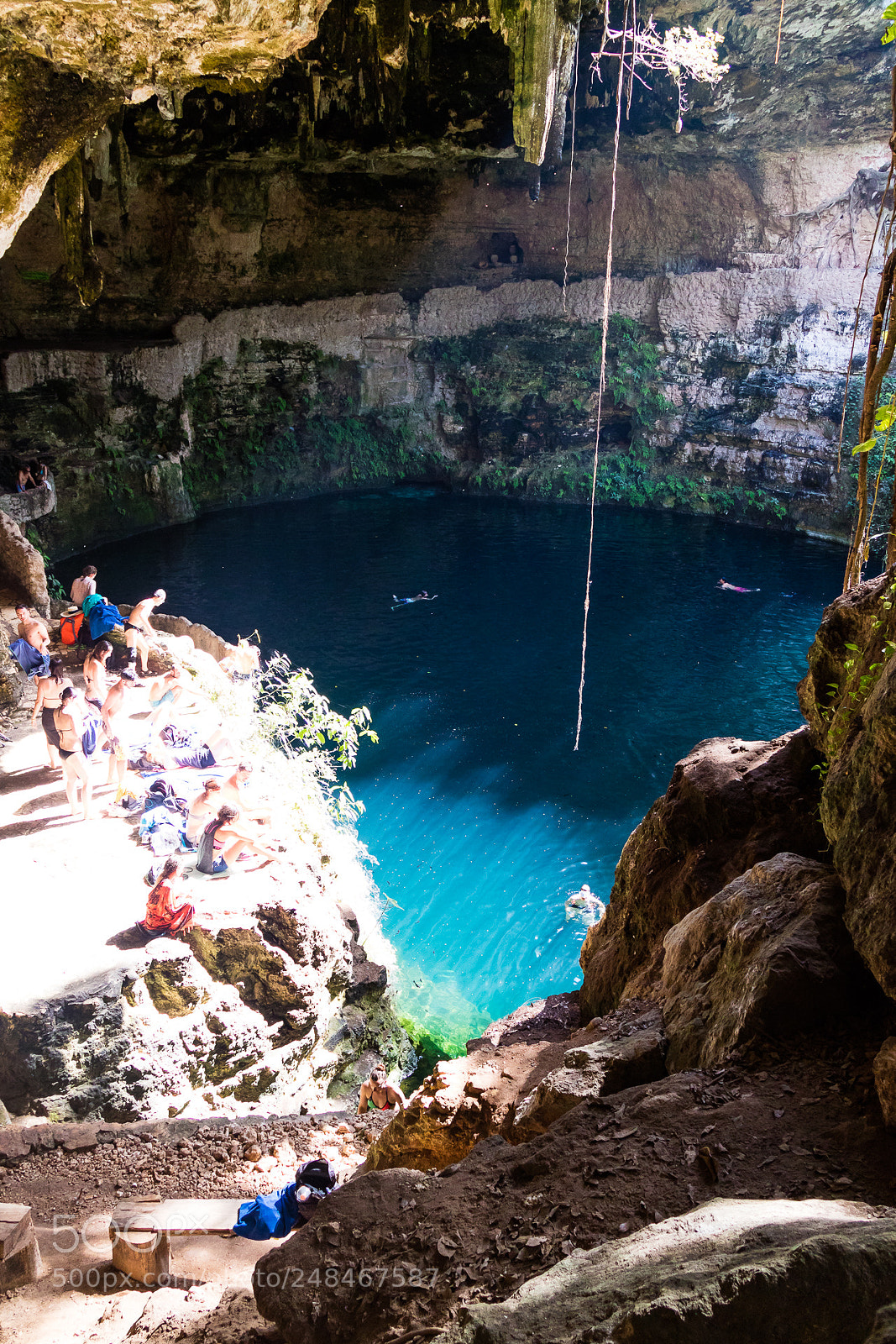 Canon EOS M3 sample photo. Cenote photography