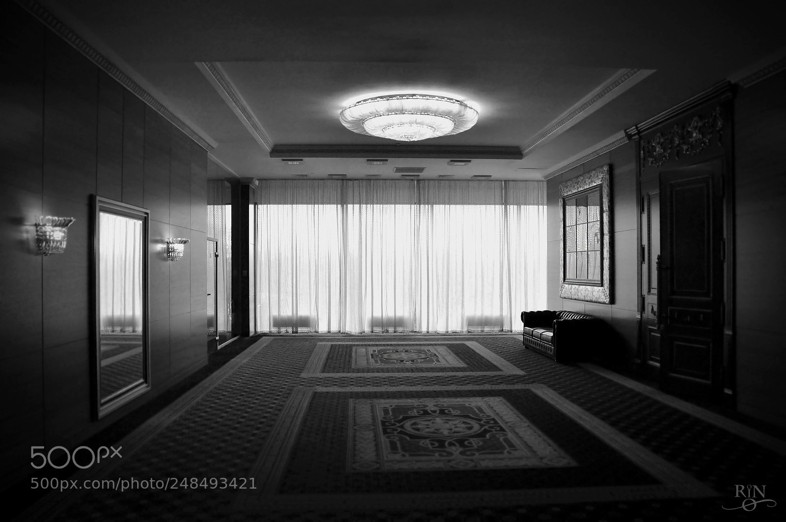 Nikon D90 sample photo. Retro hall photography