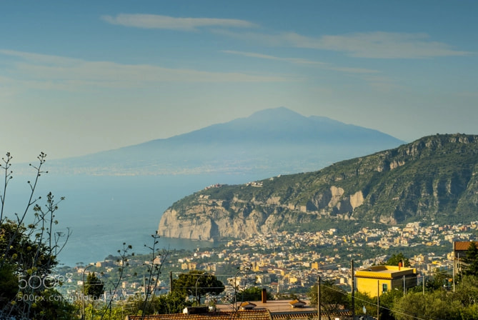 Nikon D200 sample photo. Panorama of the vesuvio photography
