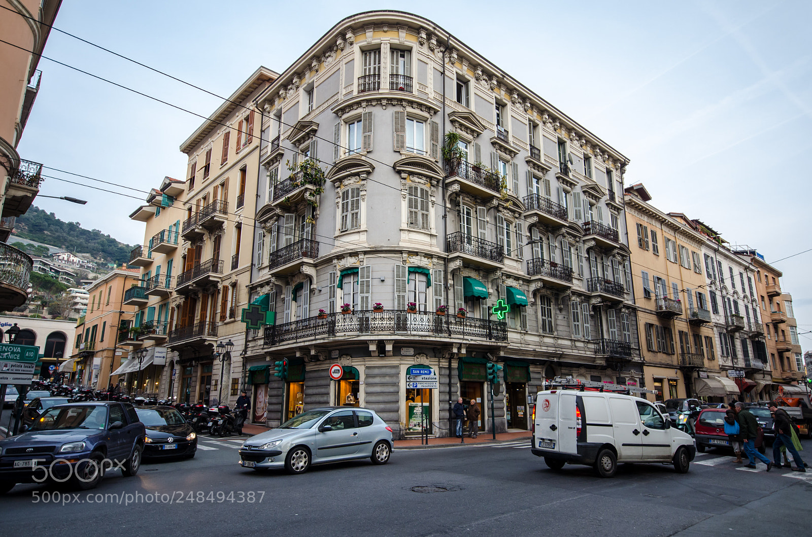 Nikon D5100 sample photo. Ventimiglia corner photography