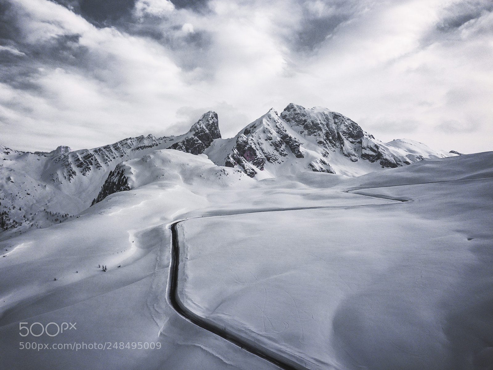 DJI FC220 sample photo. Passo di giau photography