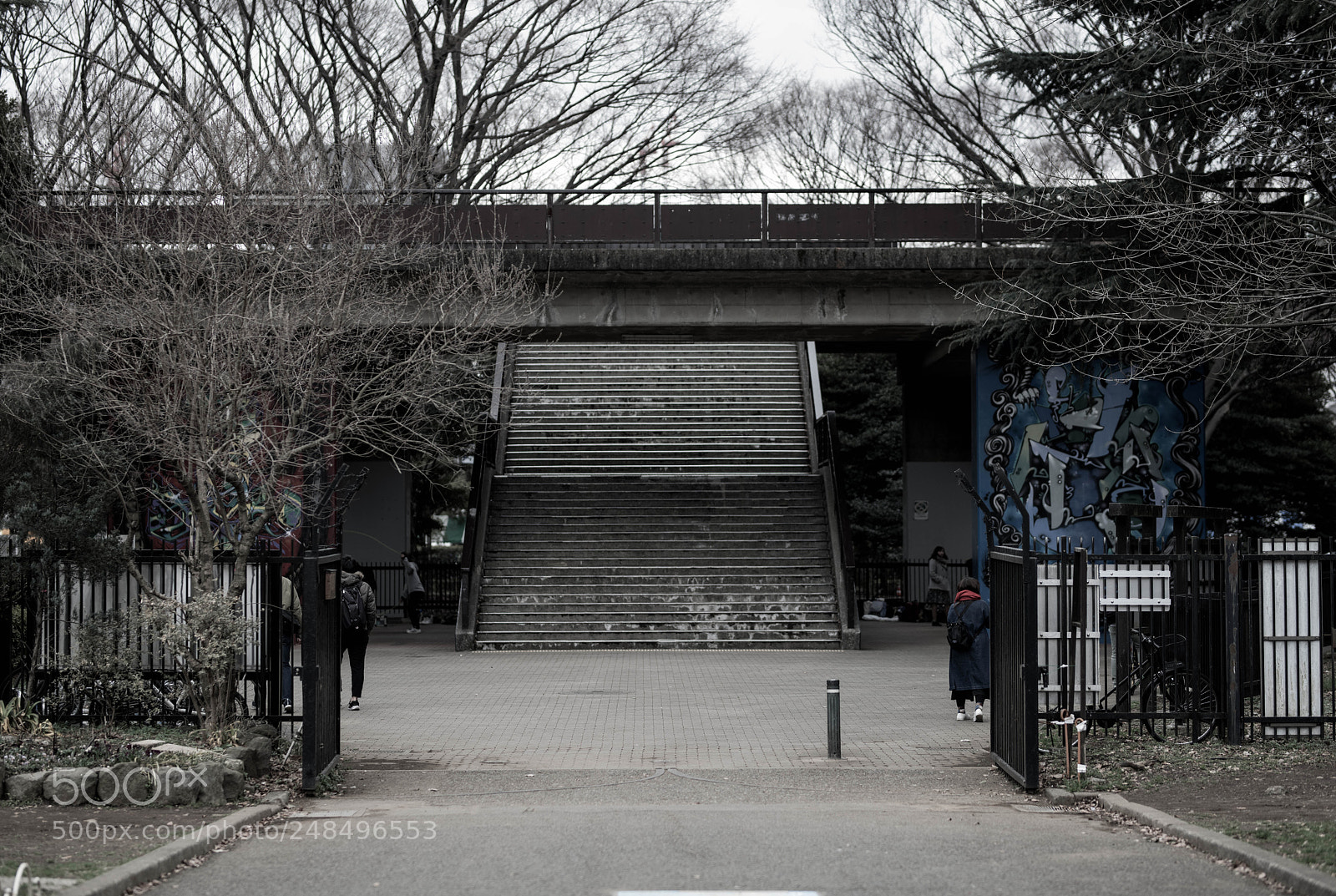 Nikon D850 sample photo. Stairs and people photography