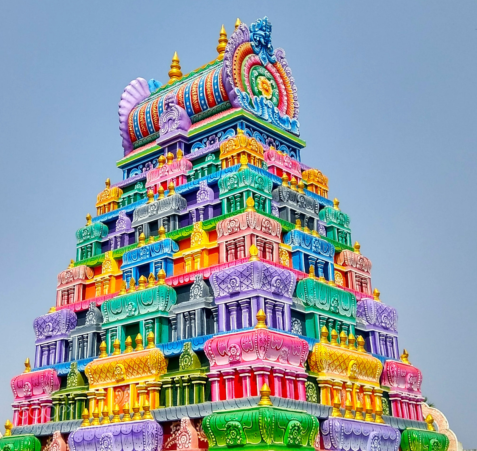 Xiaomi Redmi Note 4 sample photo. South indian temple photography