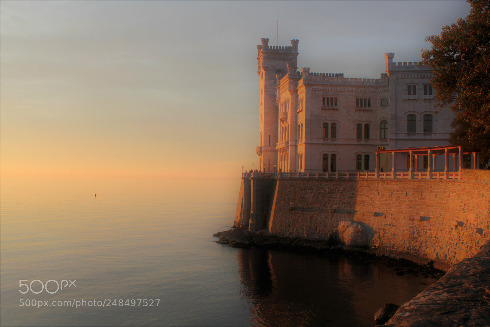 Canon EOS 60D sample photo. Miramare castle photography