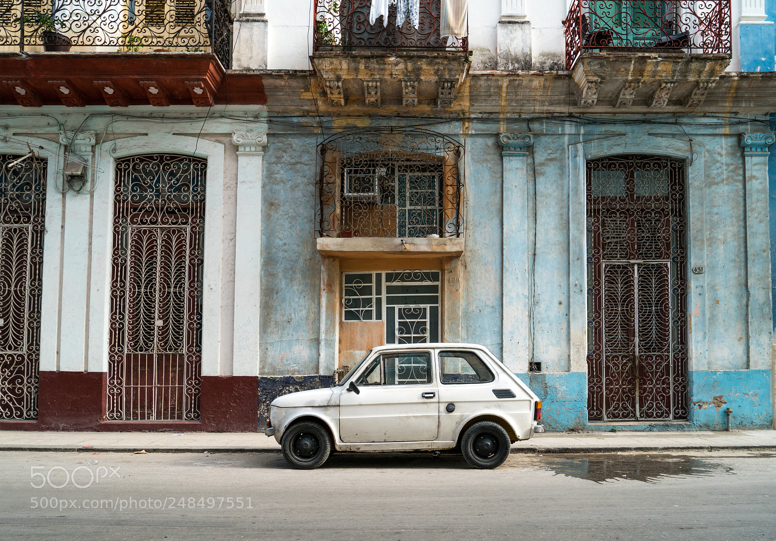 Sony a7R II sample photo. Little white car photography