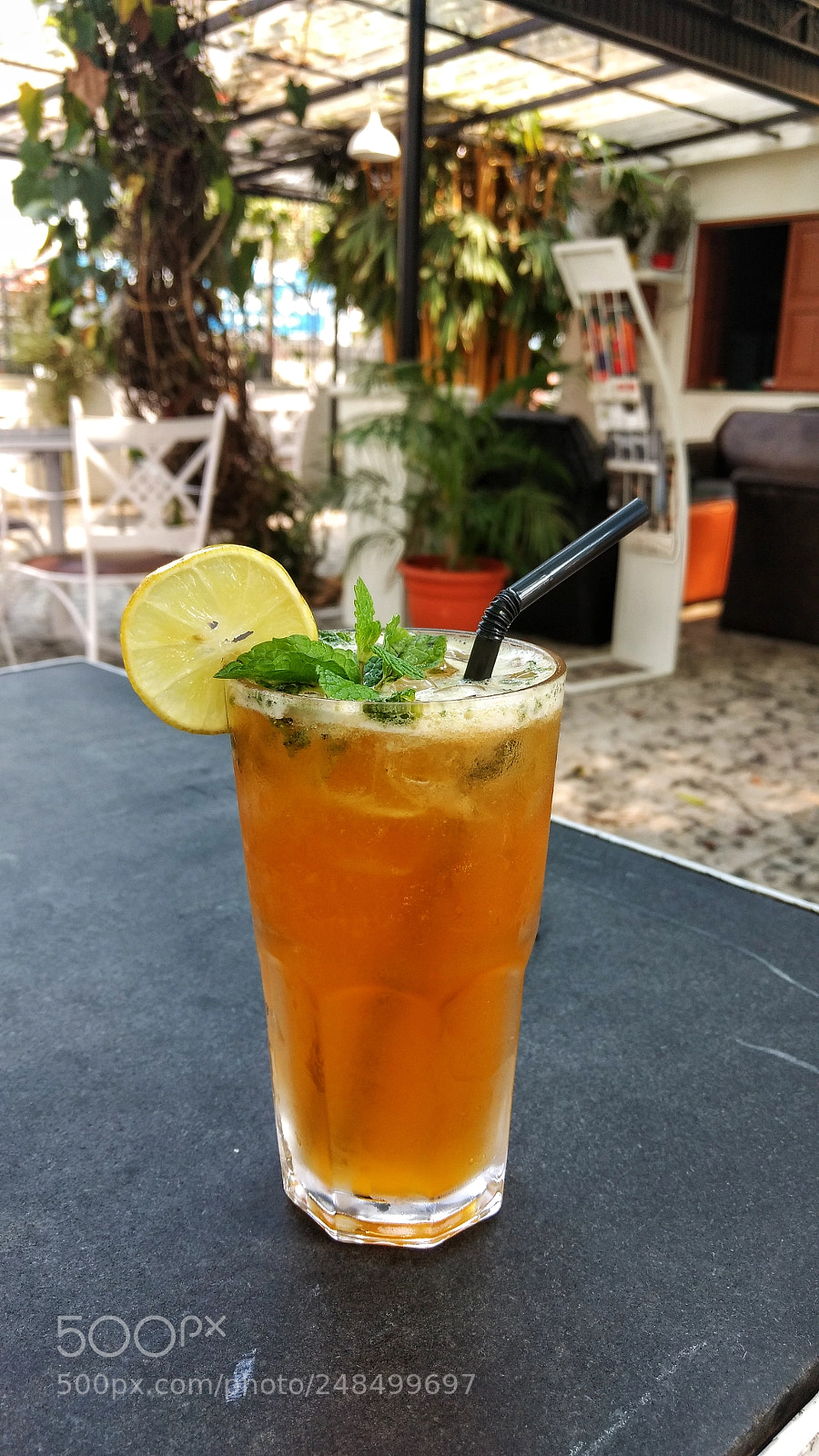Motorola Moto G (4) sample photo. Iced tea photography