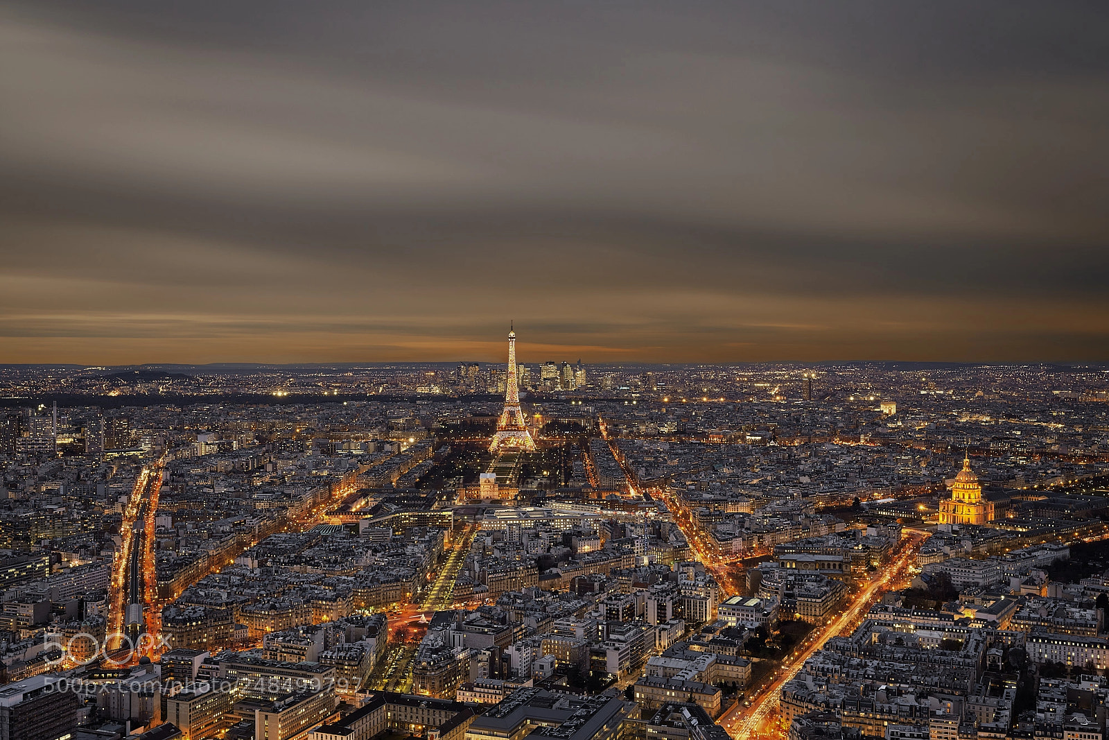 Sony a7R III sample photo. Paris at sunset photography