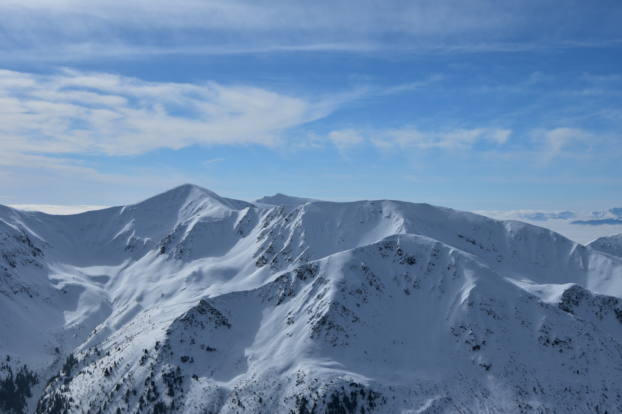Nikon D5500 sample photo. Winter in mountains photography