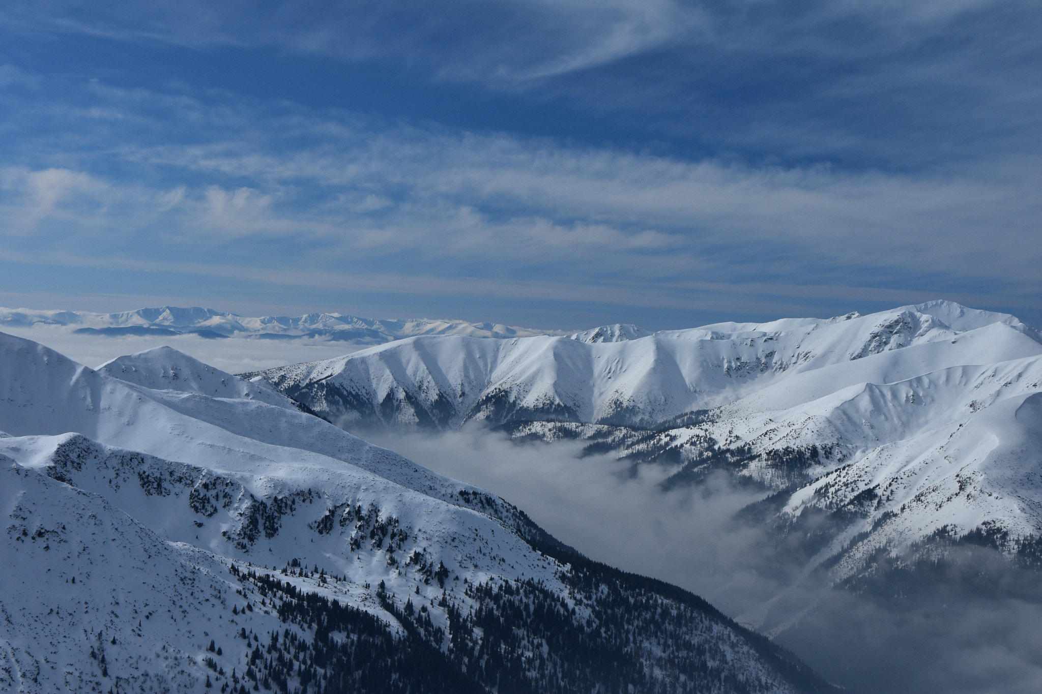 Nikon D5500 sample photo. Winter in tatra mountains photography