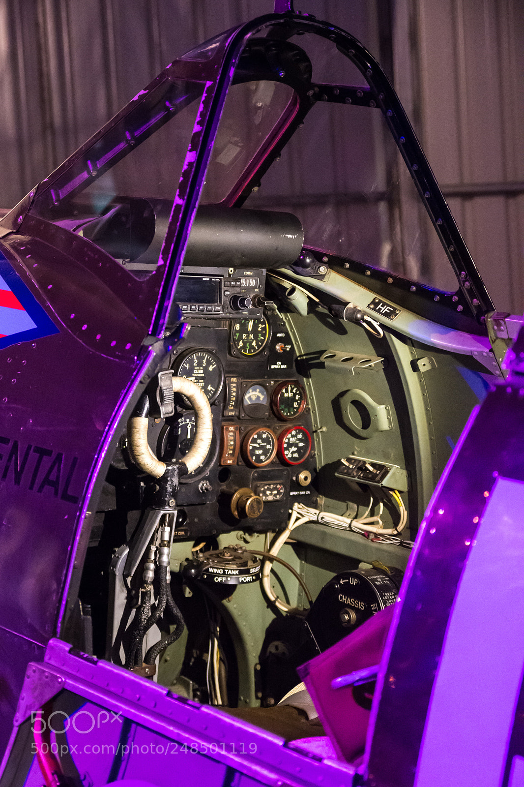 Nikon D7200 sample photo. Purple cockpit photography