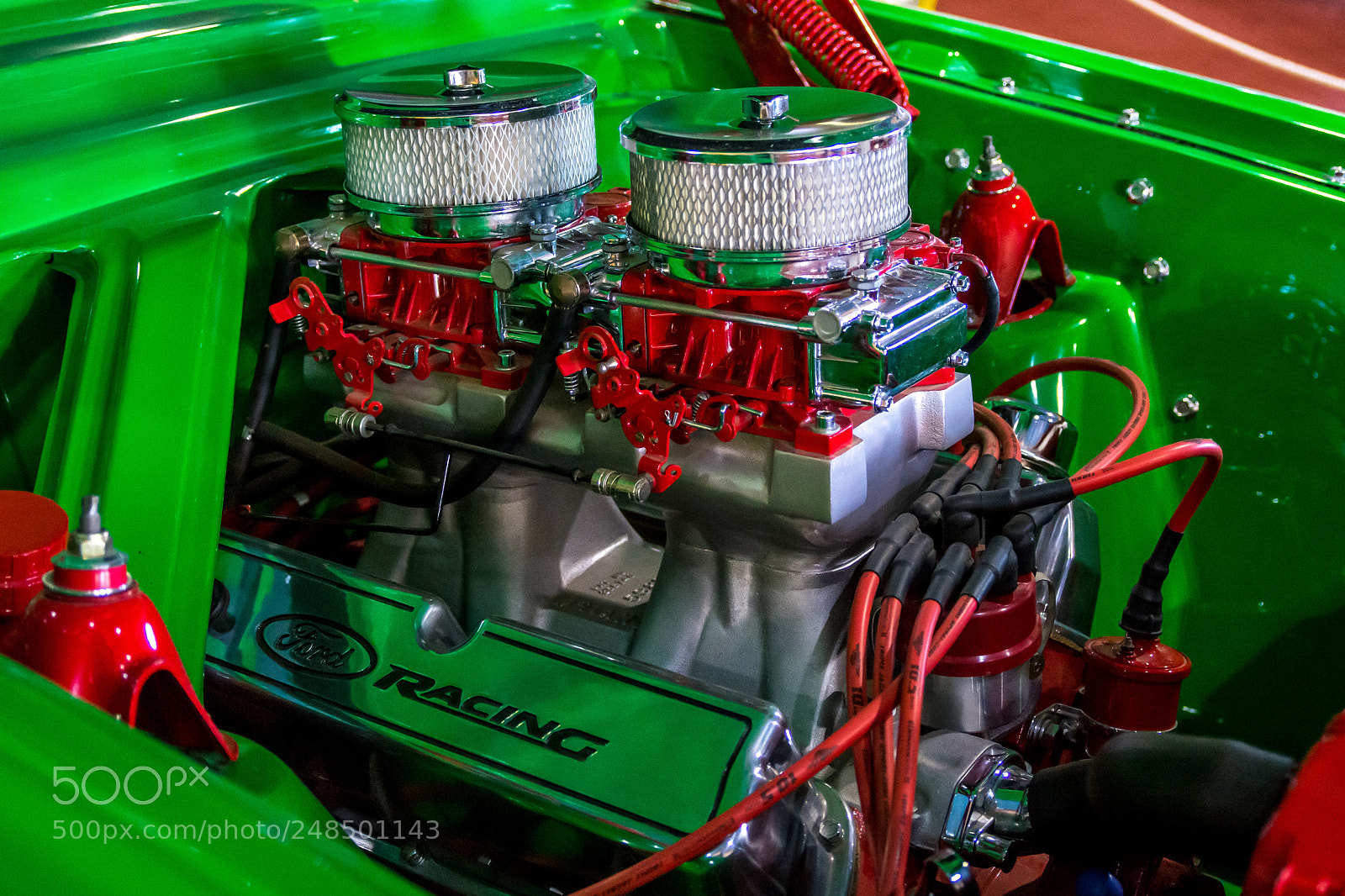 Nikon D7200 sample photo. Ford engine photography