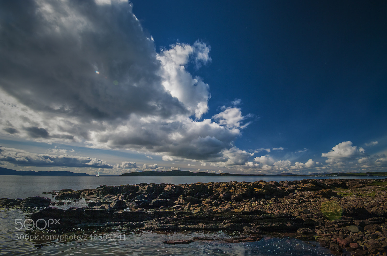 Pentax K20D sample photo. Wee cumbrae, scotland. photography