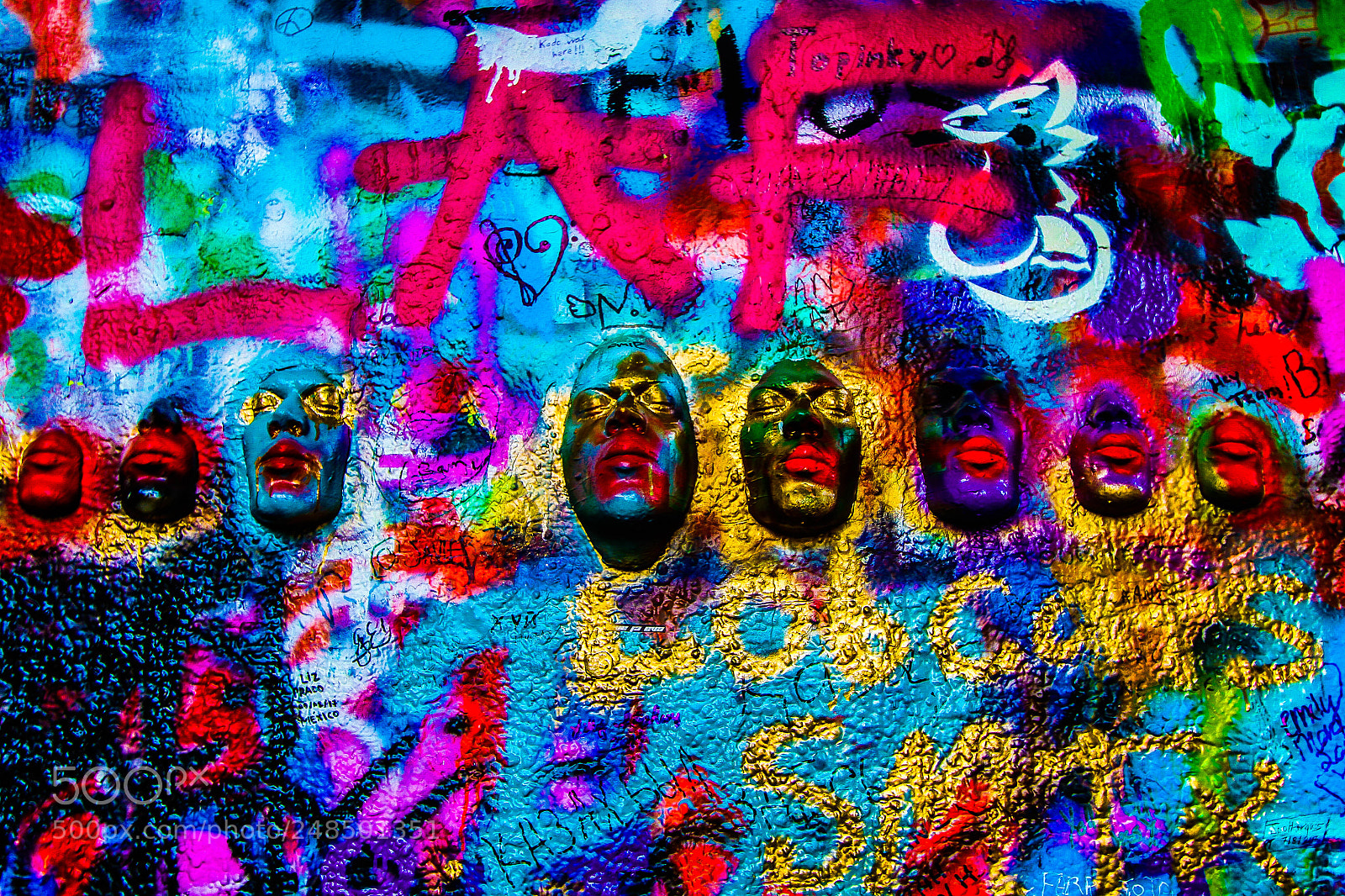 Canon EOS 7D Mark II sample photo. John lennon wall photography