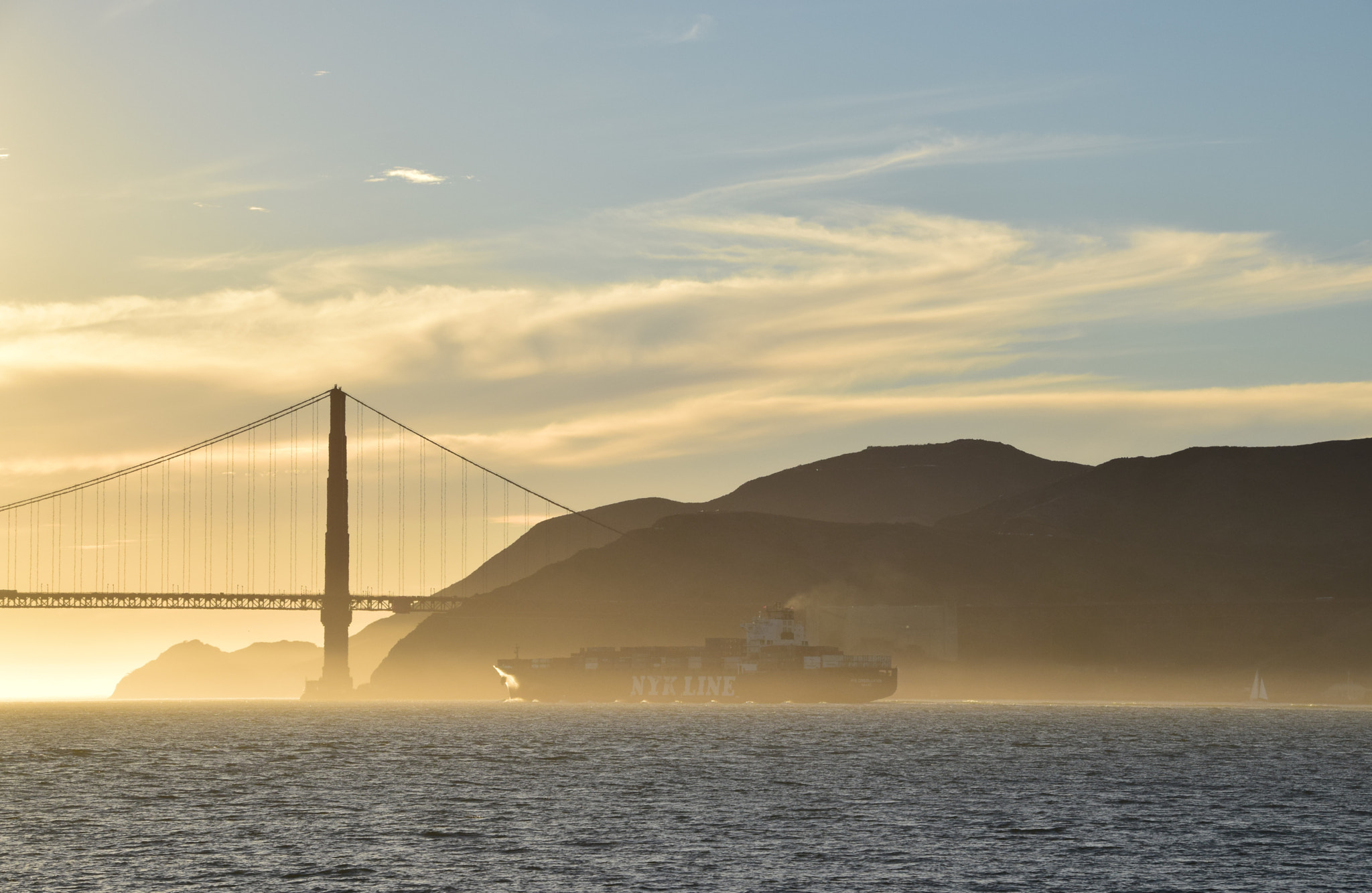 Nikon D5300 sample photo. Golden gate sunset photography