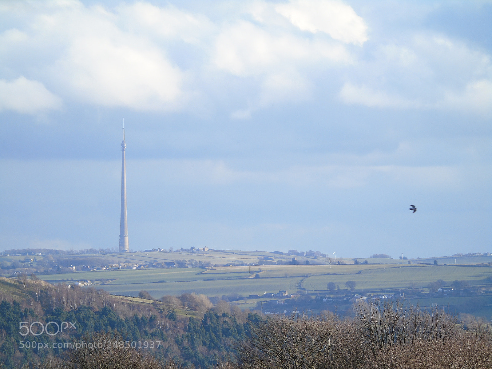 Sony Cyber-shot DSC-H400 sample photo. Emley moor mast in photography