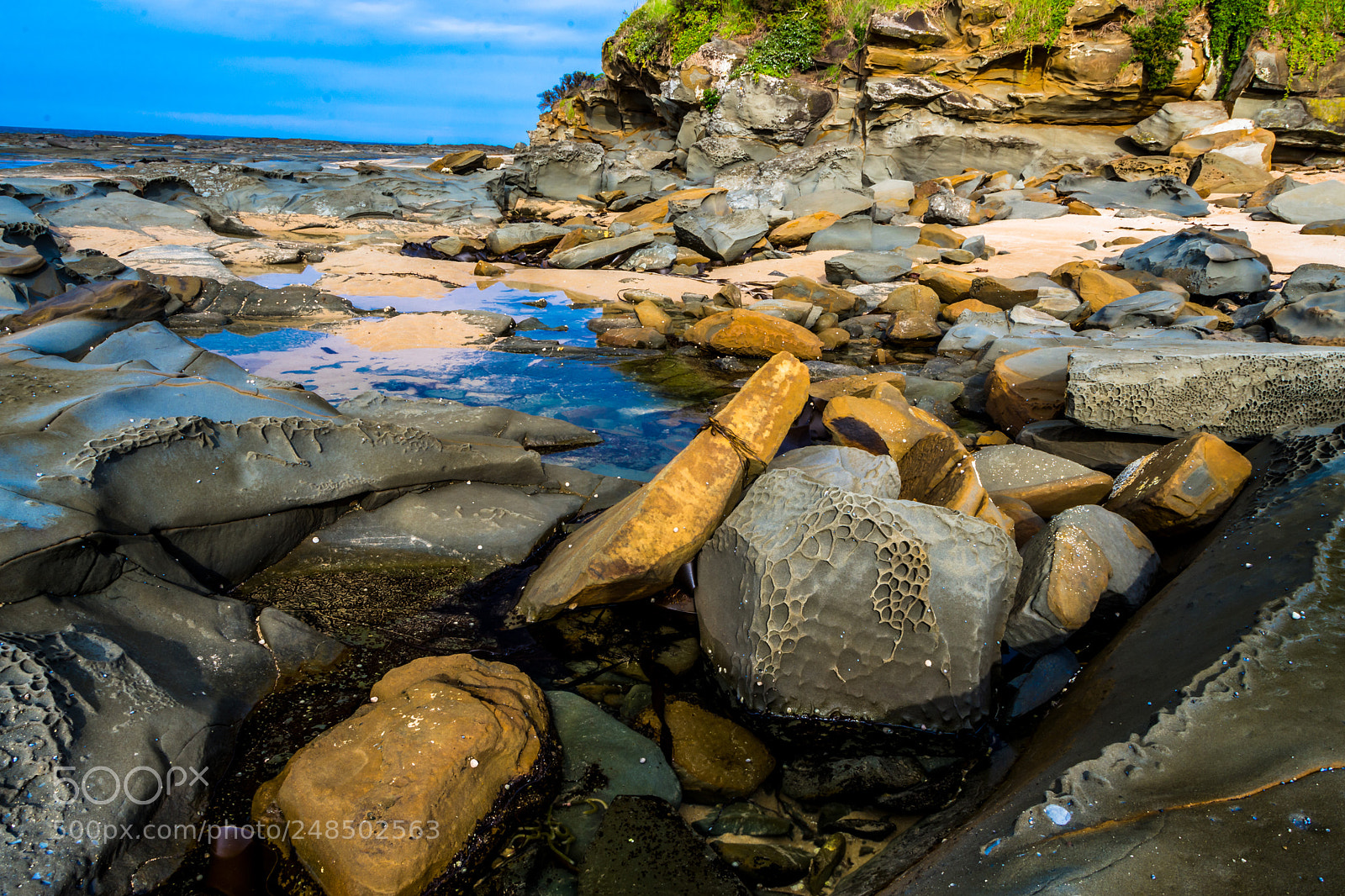 Nikon D7200 sample photo. Rock pools 1 photography