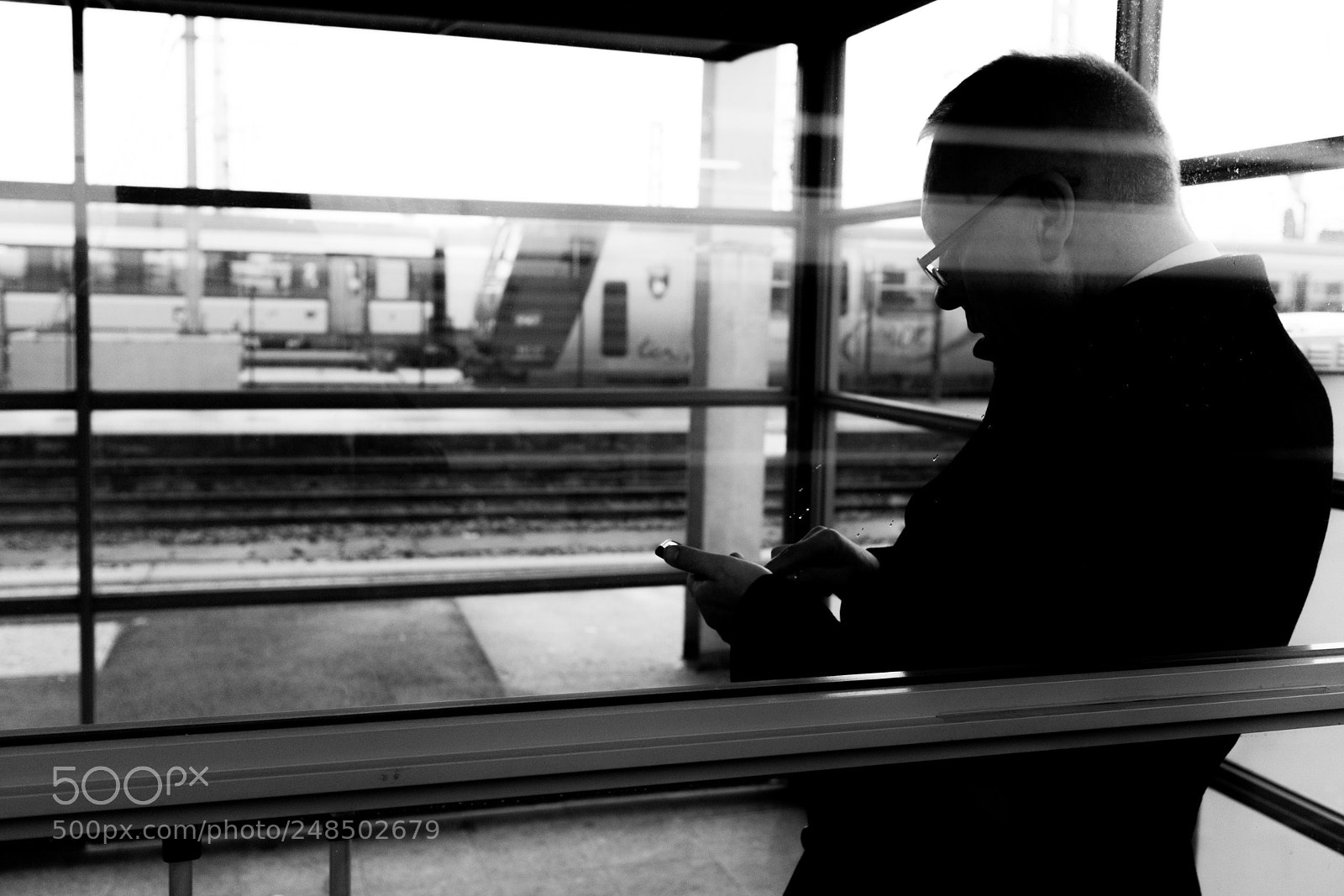 Fujifilm X100F sample photo. Trapped at the trainstation photography