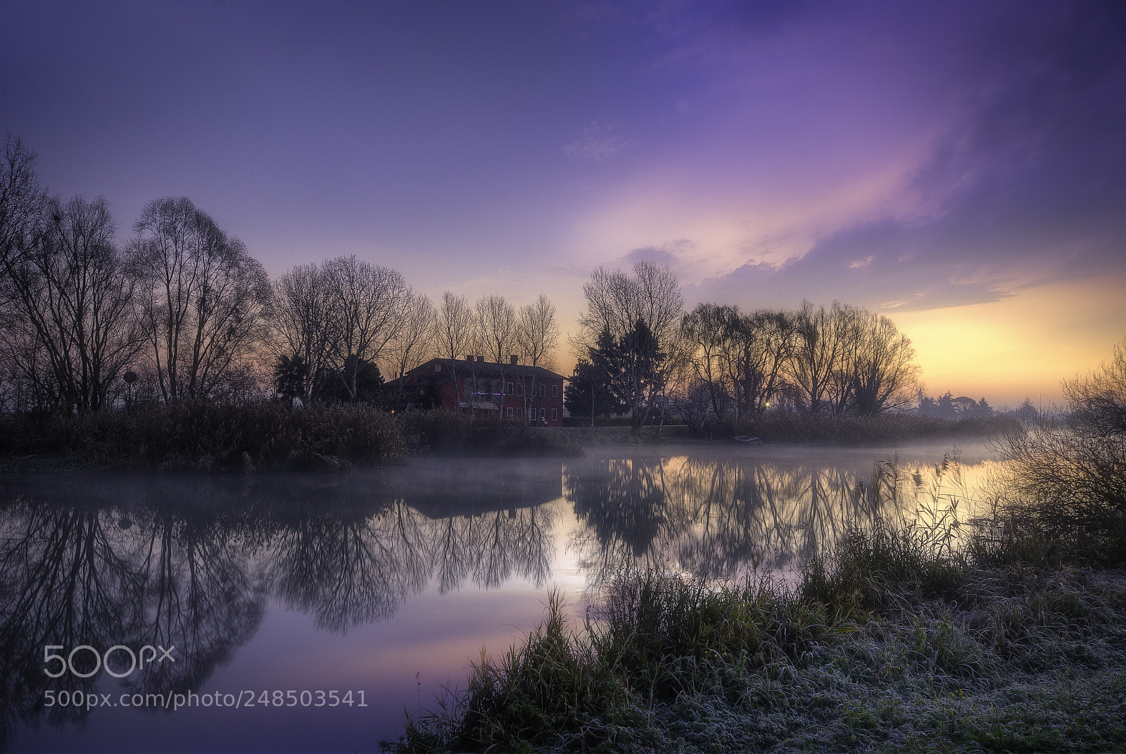 Nikon D60 sample photo. The red house photography