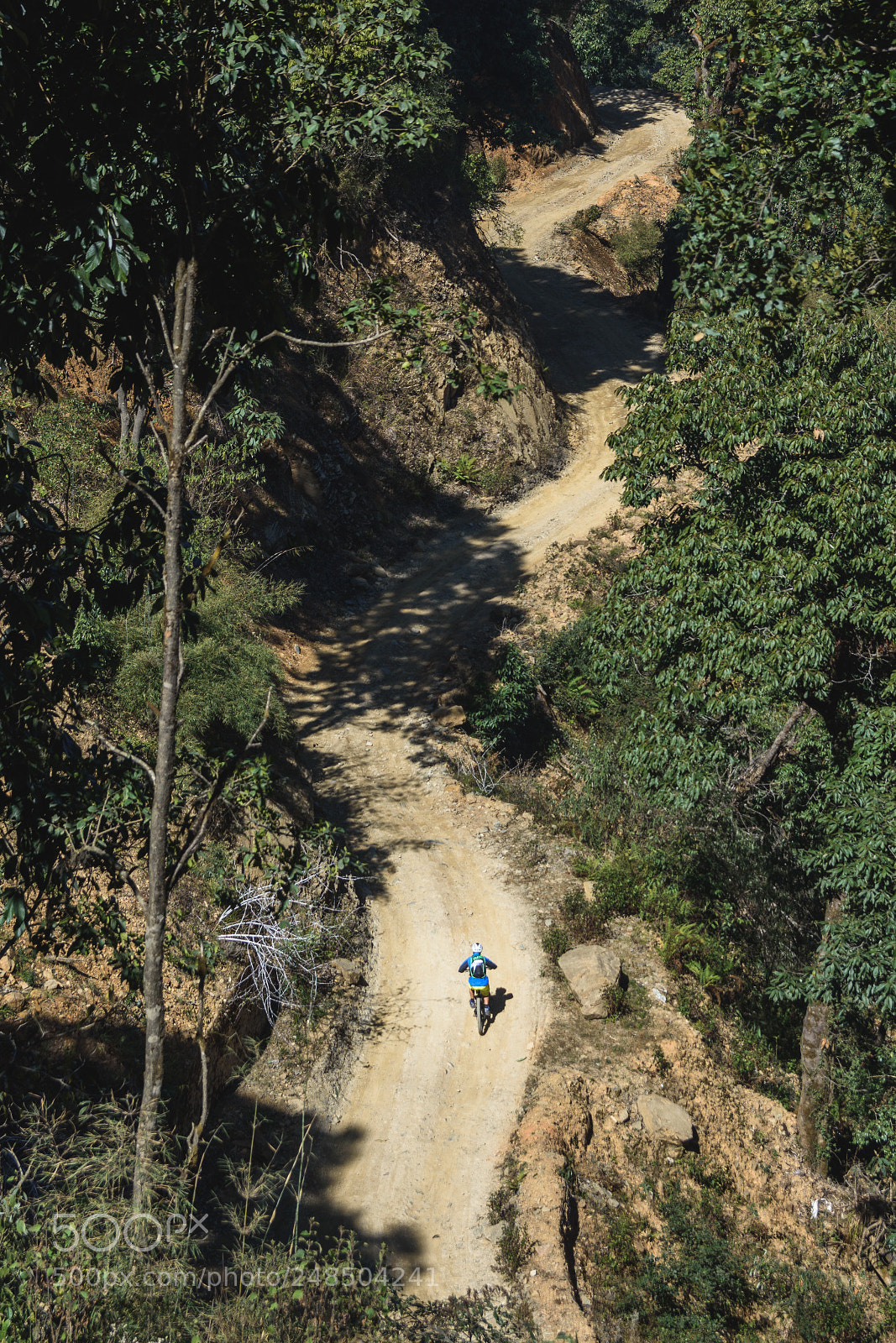 Nikon D7200 sample photo. Rider on the curvy photography