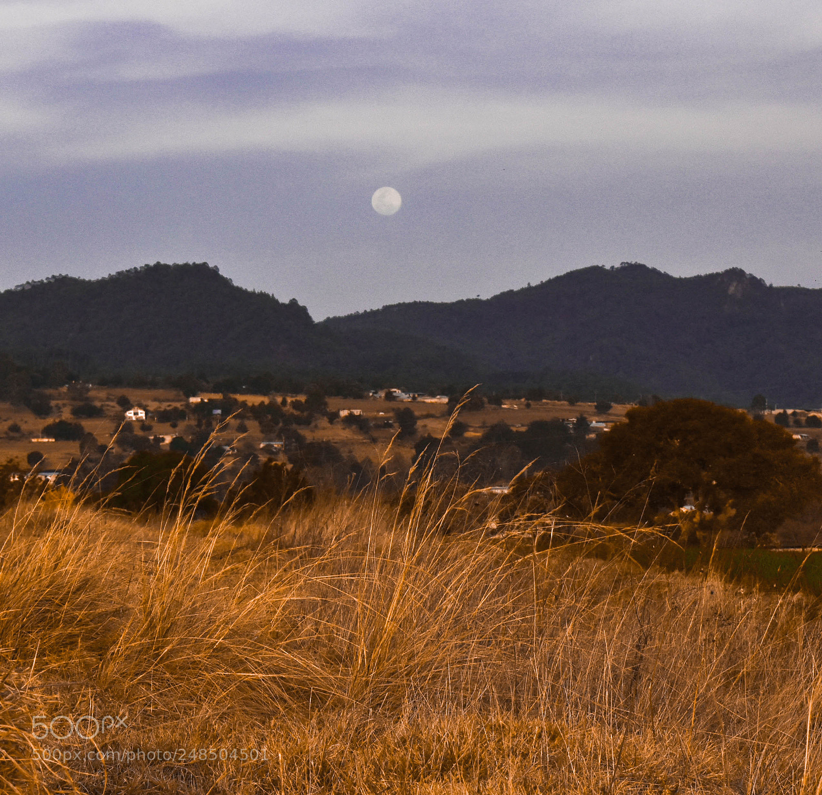 Nikon D5500 sample photo. Atardecer con luna photography