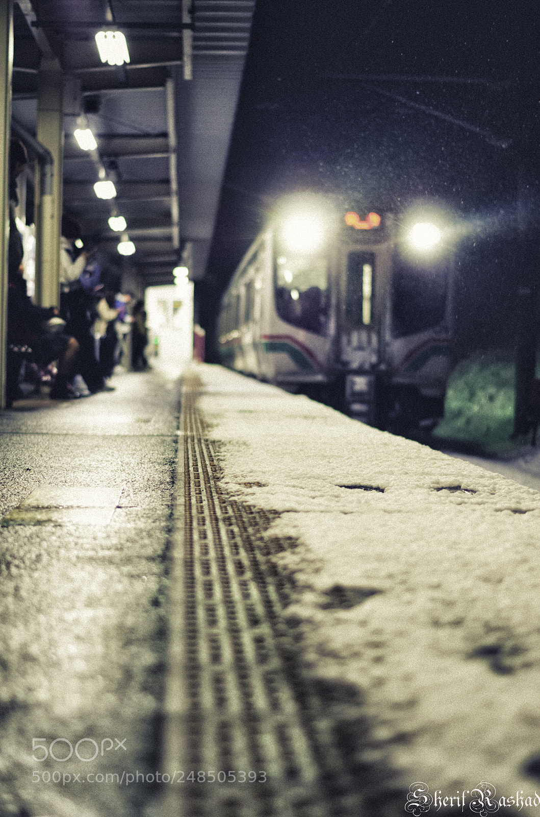 Pentax K-50 sample photo. Train photography
