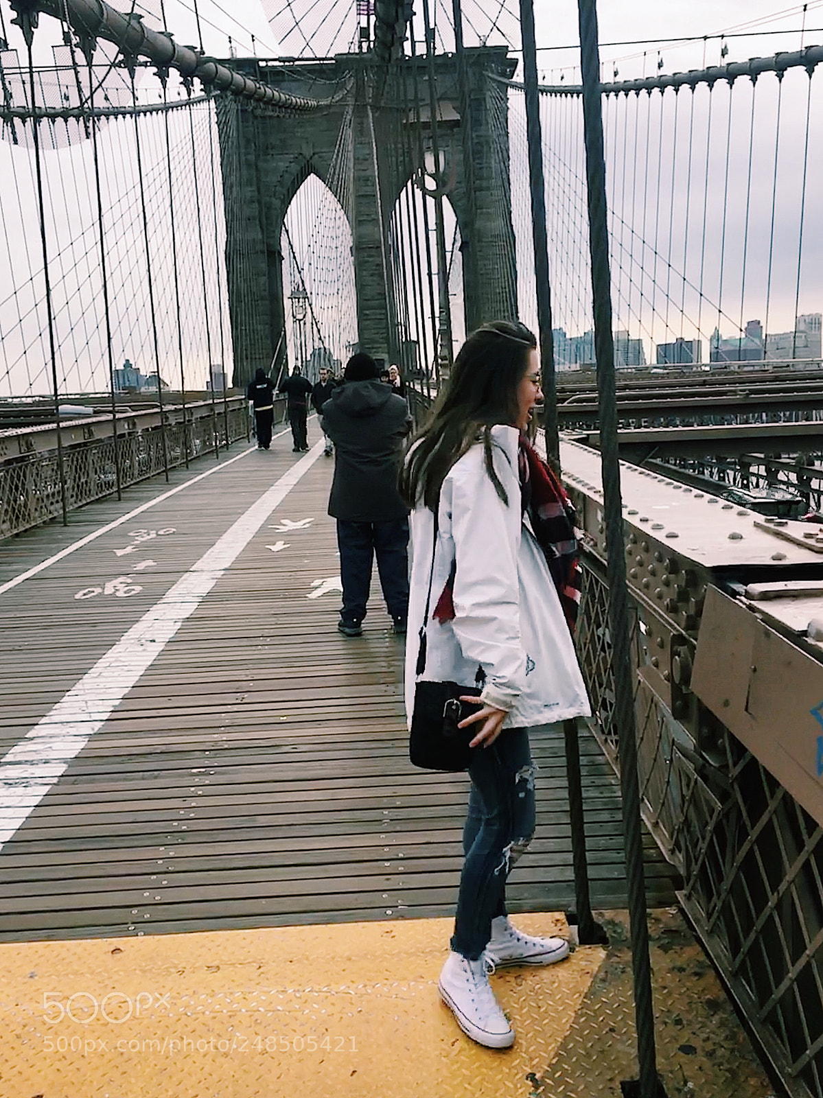 Apple iPhone 6s sample photo. Nyc brooklyn bridge photography