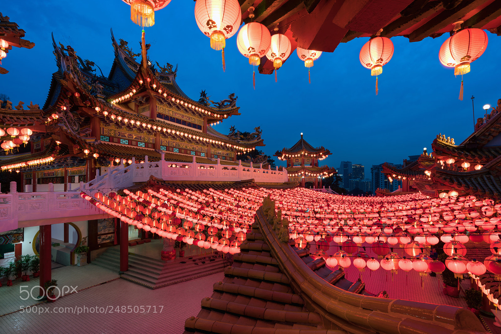 Sony a7R II sample photo. Traditional chinese lanterns display photography