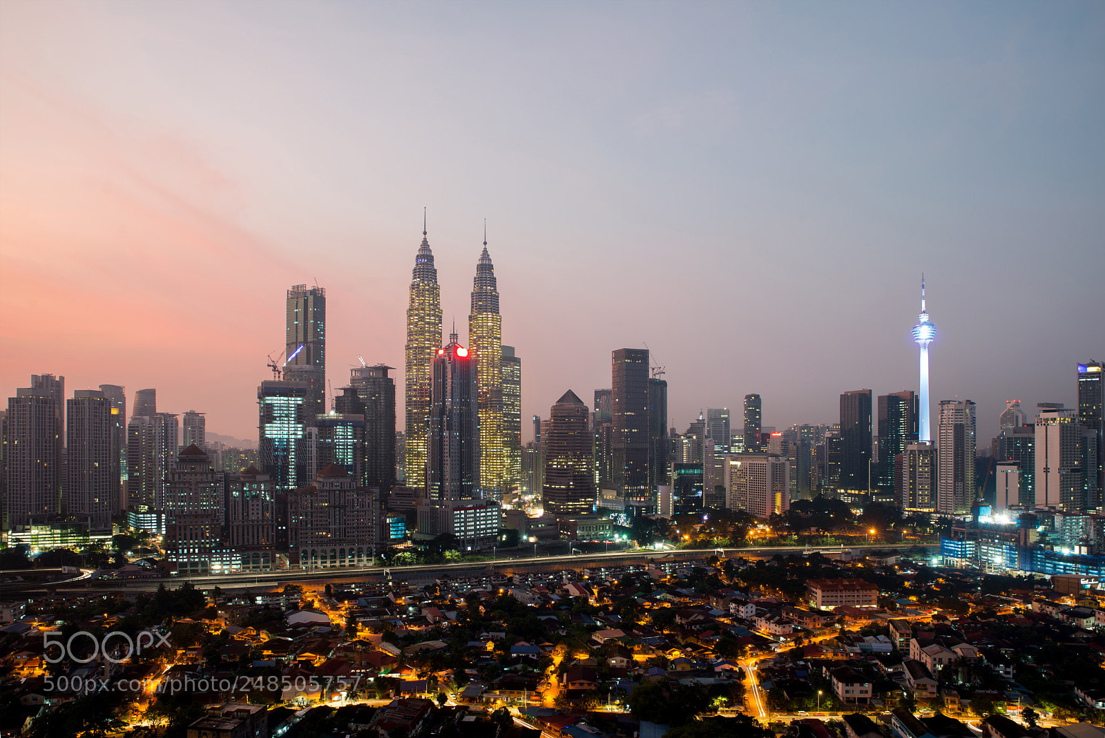 Nikon D800 sample photo. Kuala lumpur cityscape. panoramic photography
