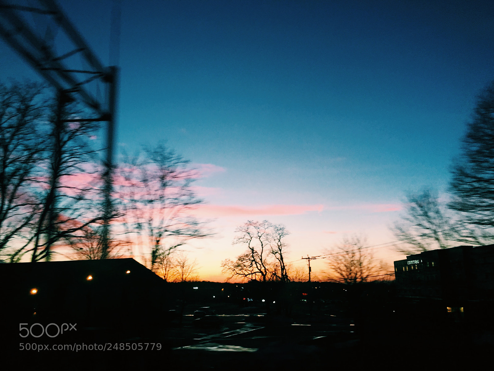 Apple iPhone 6s sample photo. Car sunset photography