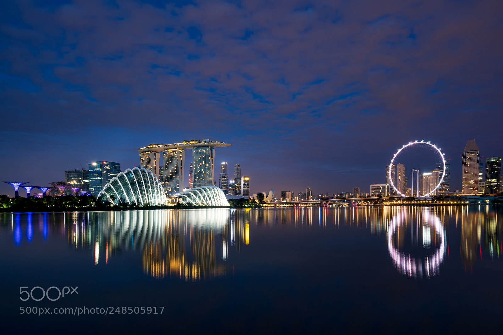 Sony a7R II sample photo. Singapore business district skyline photography