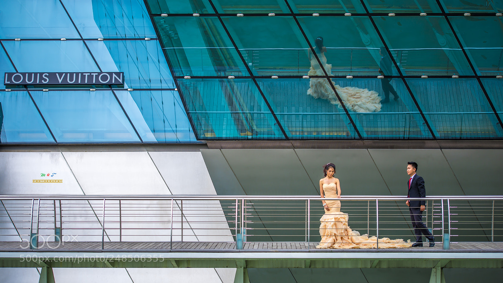 Nikon D800 sample photo. Pre wedding marina bay photography