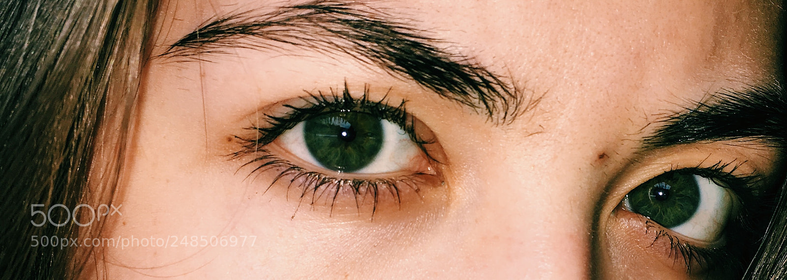 Apple iPhone 6s sample photo. Stunning green eyes portrait photography