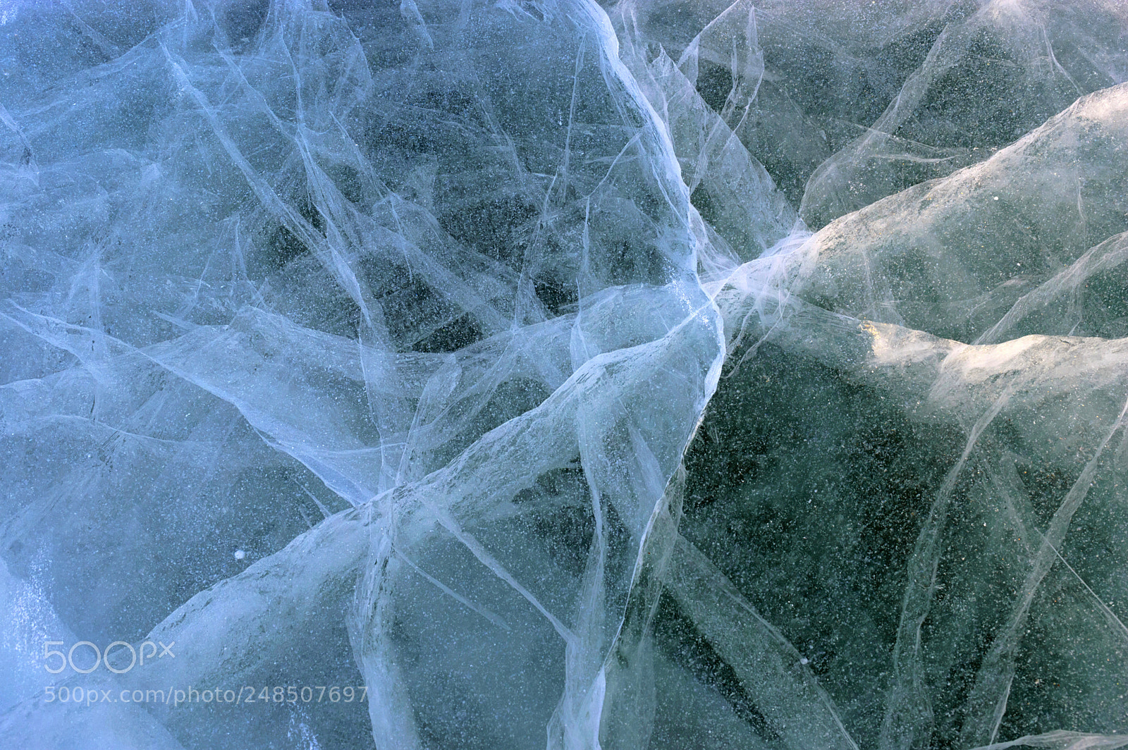 Nikon D3200 sample photo. Amur river ice texture photography