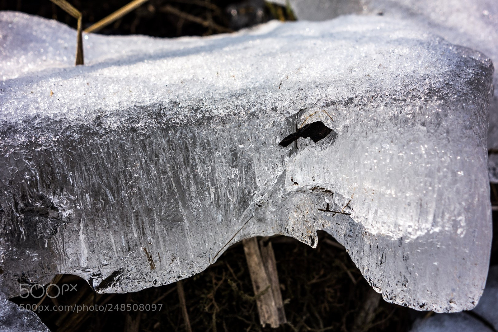 Sony Cyber-shot DSC-RX100 sample photo. Spring ice photography