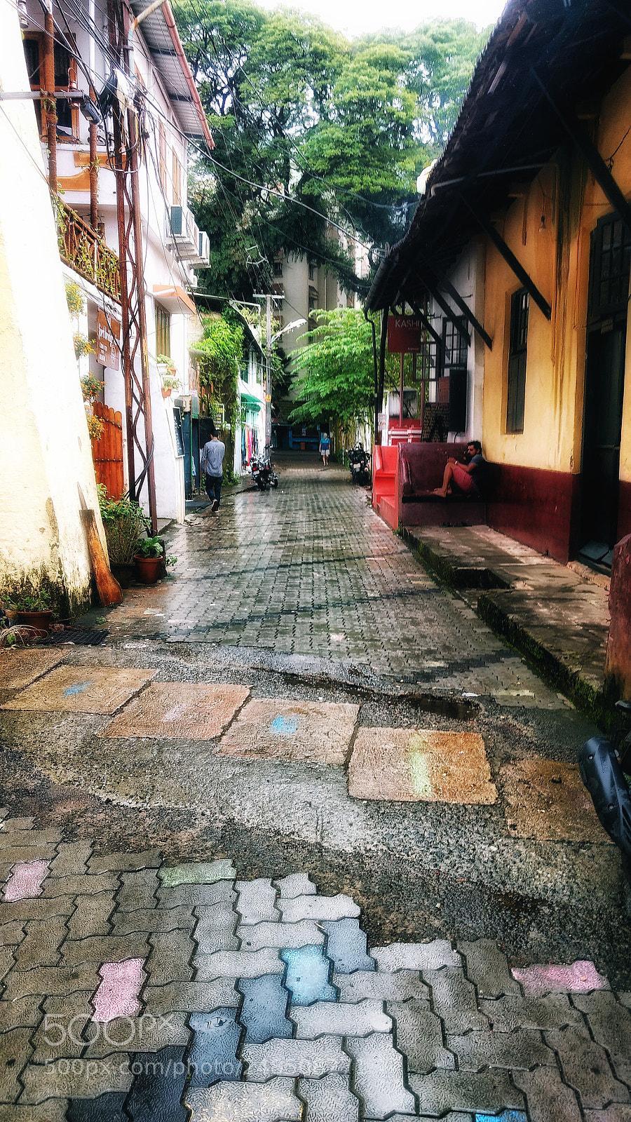 Motorola Moto G (4) sample photo. Fort kochi streets photography