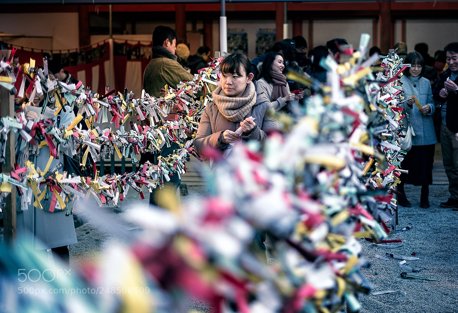 Sony a7 II sample photo. Omikuji photography