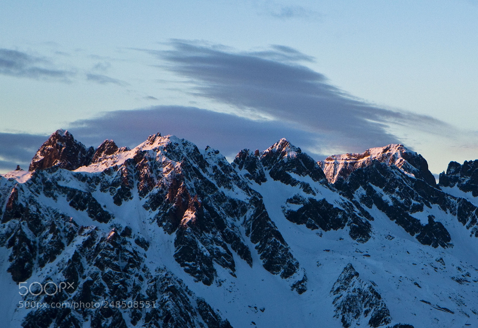 Canon EOS 500D (EOS Rebel T1i / EOS Kiss X3) sample photo. Alpin sunset photography