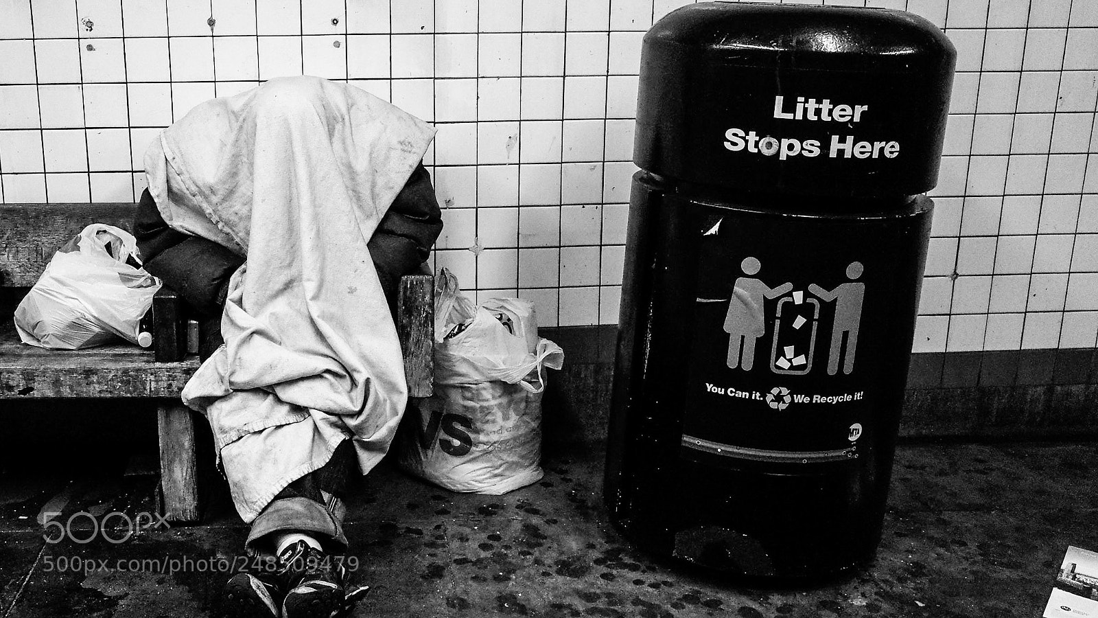 Ricoh GR sample photo. New york headless subway photography