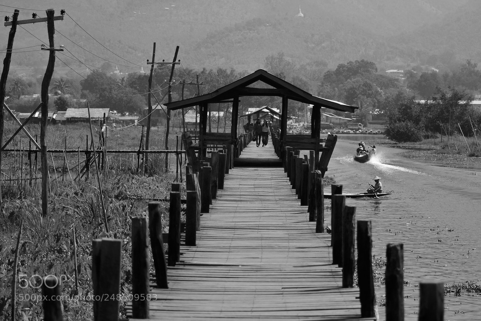 Nikon D5300 sample photo. Walking brige - puente photography