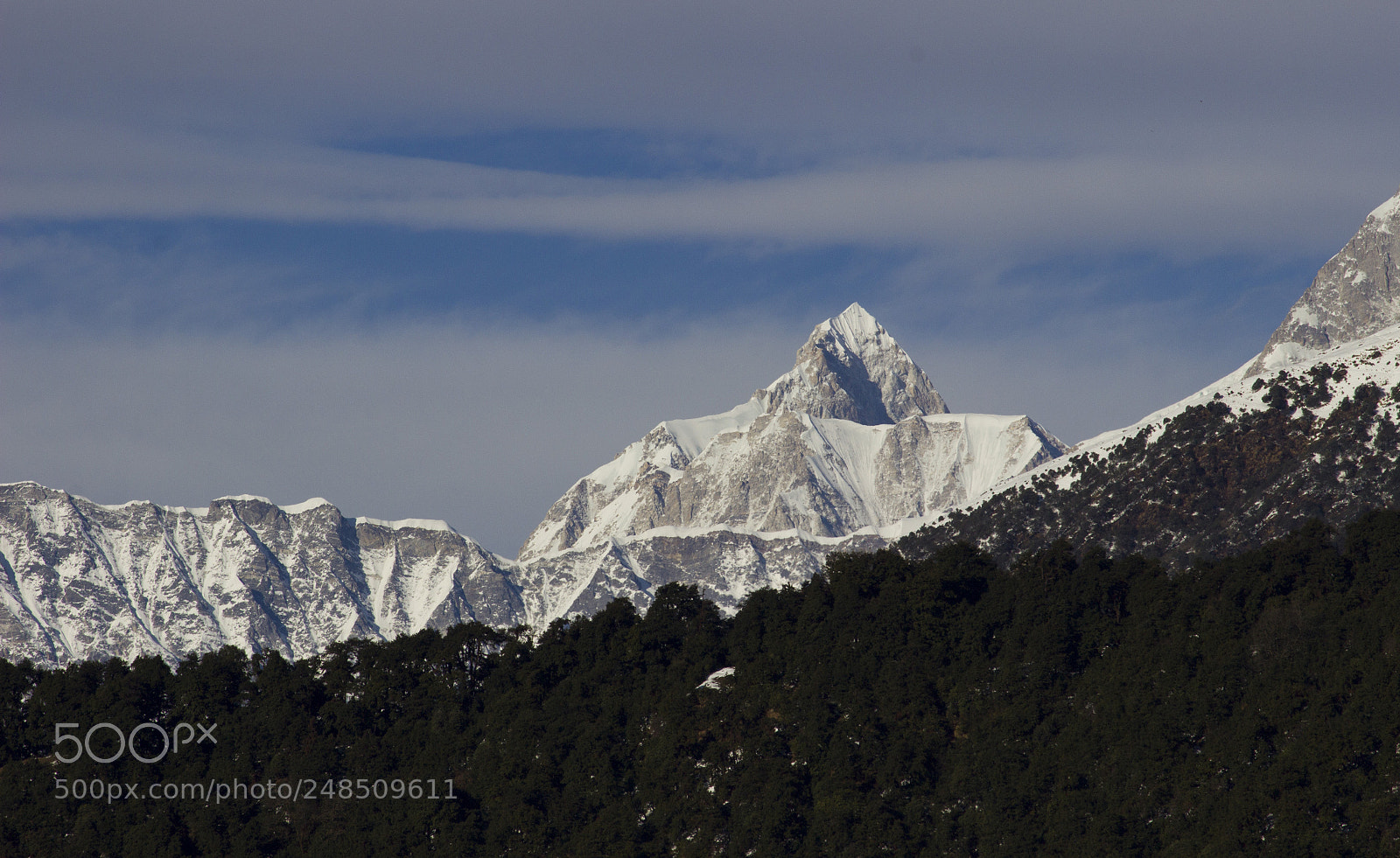 Canon EOS 600D (Rebel EOS T3i / EOS Kiss X5) sample photo. Snow clad mountain photography