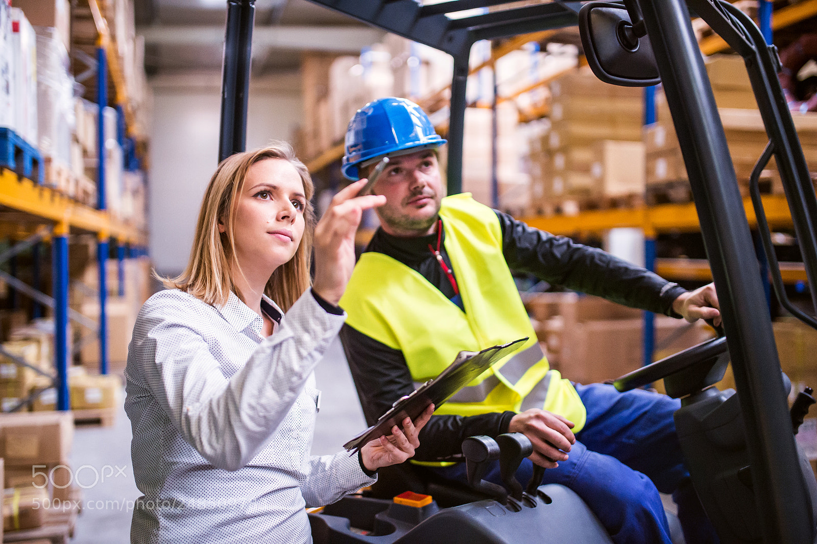 Nikon D4S sample photo. Young warehouse workers working photography