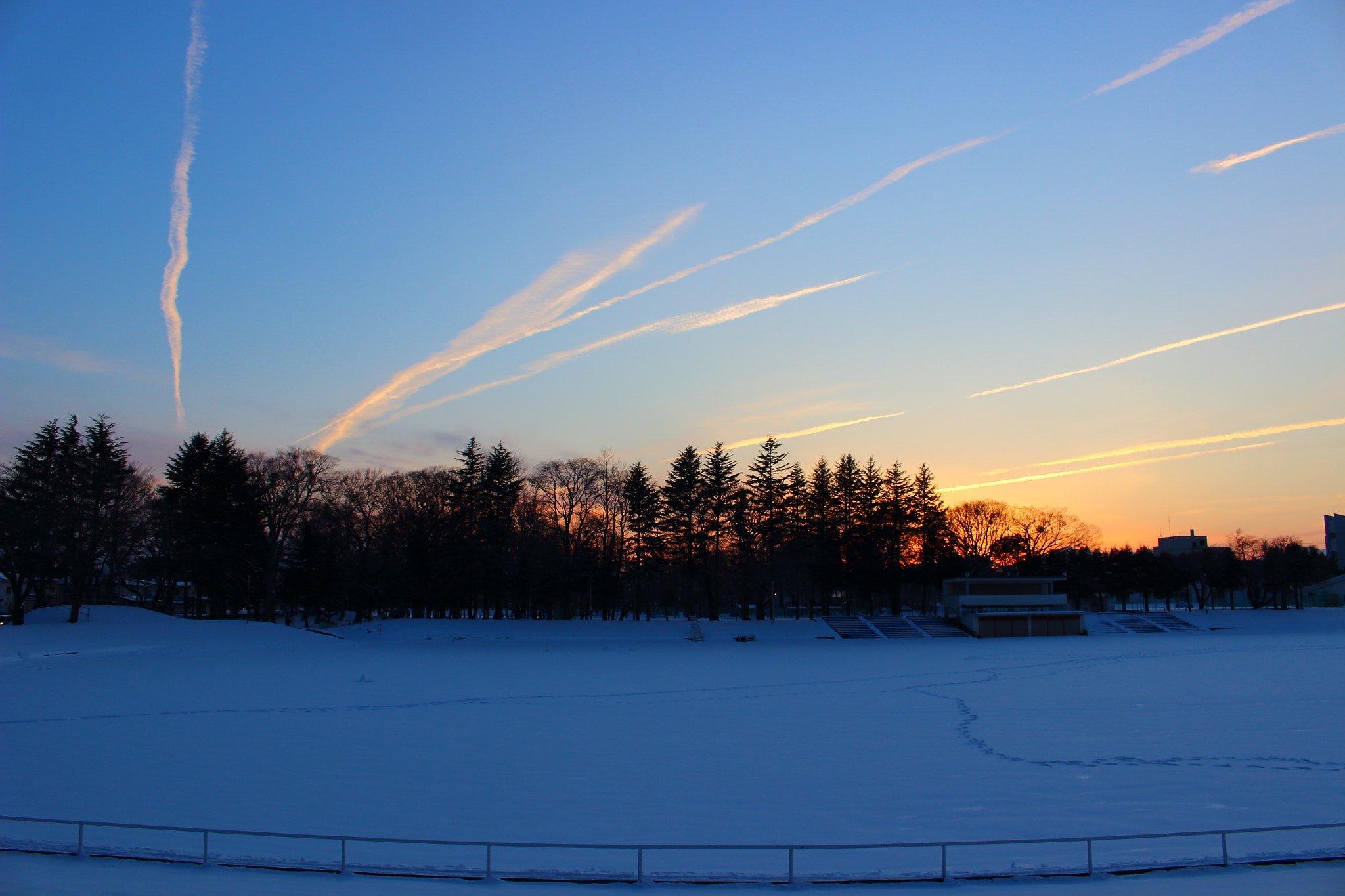 Canon EOS 100D (EOS Rebel SL1 / EOS Kiss X7) sample photo. 夕焼け photography