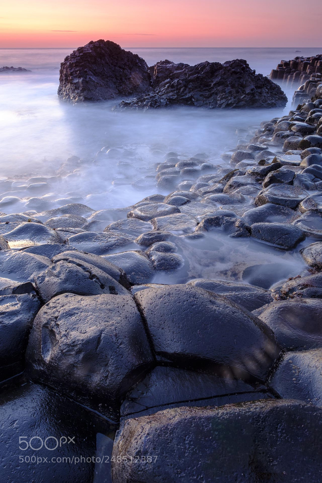 Fujifilm X-Pro2 sample photo. Giant's causeway sunset photography